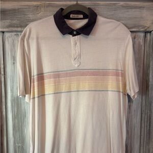 Marine Layer Men’s Soft Striped Polo, Size Large